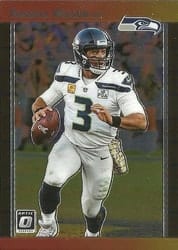 2019 Donruss Optic 1989 Tribute Russell Wilson #89-10 card