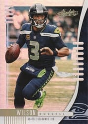 2019 Panini Absolute Base Set Russell Wilson #91 card