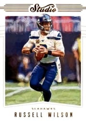 2019 Panini Chronicles Studio Russell Wilson #S20 card