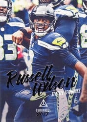 2019 Panini Luminance Base Set Russell Wilson #64 card