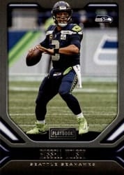 2019 Panini Playbook Base Set Russell Wilson #85 card