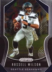 2019 Panini Prizm Base Set Russell Wilson #258 card