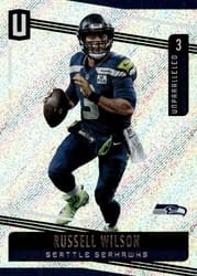 2019 Panini Unparalleled Base Set Russell Wilson #163 card