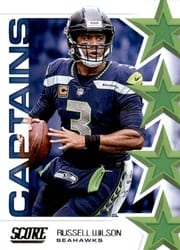 2019 Score Captains Russell Wilson #C-3 card