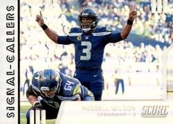 2019 Score Signal-Callers Russell Wilson #SC-27 card