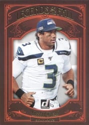 2020 Donruss Legends of the Fall Russell Wilson #LF-RW card