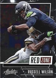 2020 Panini Absolute Red Zone Russell Wilson #11 card