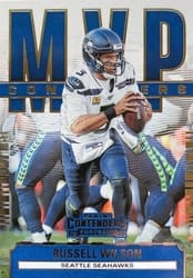 2020 Panini Contenders MVP Contenders Russell Wilson #MC-RWI card