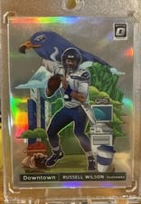 2020 Panini Donruss Optic Downtown Russell Wilson #DT-7 card