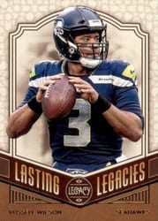 2020 Panini Legacy Lasting Legacies Russell Wilson #LL-RW card