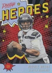 2020 Panini Prestige Heroes Russell Wilson #HE-RW card