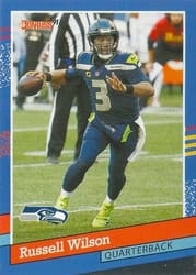 2021 Donruss Retro 1991 Russell Wilson #91-19 card