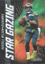 2021 Panini Absolute Star Gazing Russell Wilson #14 card