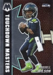 2021 Panini Mosaic Touchdown Masters Russell Wilson #13 card