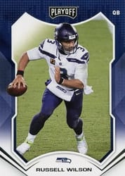 2021 Panini Playoff Base Set Russell Wilson #195 card