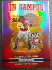 2021 Panini Prizm Draft Picks On Campus Russell Wilson #OC-RW card