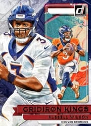 2022 Donruss Gridiron Kings Russell Wilson #GK13 card