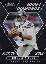 2022 Panini Absolute Draft Diamonds Russell Wilson #DD-1 card