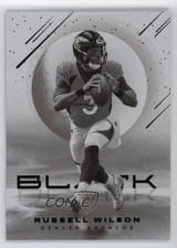 2022 Panini Black White Night Russell Wilson #WN-5 card