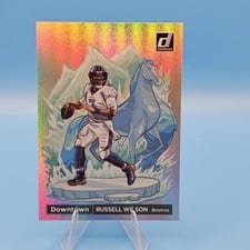 2022 Panini Donruss Downtown Russell Wilson #DT-RW card