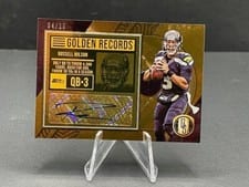 2022 Panini Gold Standard Golden Records Signatures Russell Wilson #GRS-RWI card