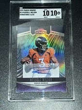 2022 Panini Honors Signatures Russell Wilson #14 card