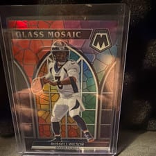 2022 Panini Mosaic Glass Mosaic Russell Wilson #GM-8 card