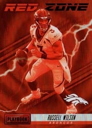 2022 Panini Playbook Red Zone Russell Wilson #RZ-7 card