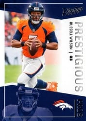 2022 Panini Prestige Prestigious Pros Russell Wilson #PP-3 card