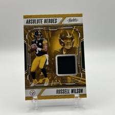 2024 Panini Absolute Absolute Heroes Memorabilia Russell Wilson #AHM-RWN card