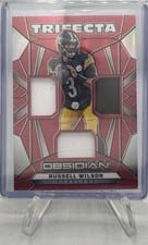 2024 Panini Obsidian Trifecta Swatches Russell Wilson #26 card