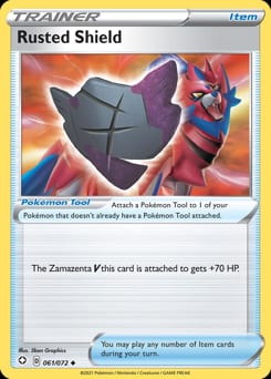 Shining Fates Rusted Shield #61 card