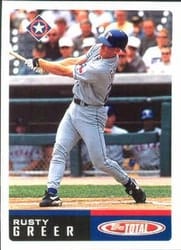 2002 Topps Total Base Set Rusty Greer #88 card