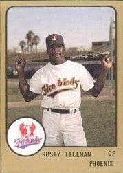 1988 ProCards Base Set Rusty Tillman #59 card