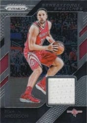 2018-19 Panini Prizm Sensational Swatches Ryan Anderson #30 card