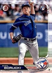 2019 Bowman Base Set Ryan Borucki #44 card