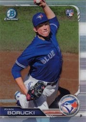 2019 Bowman Chrome Base Set Ryan Borucki #37 card
