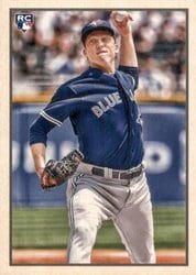 2019 Bowman Heritage Base Set Ryan Borucki #53VR-66 card