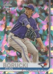 2019 Topps Chrome Sapphire Edition Base Set Ryan Borucki #246 card