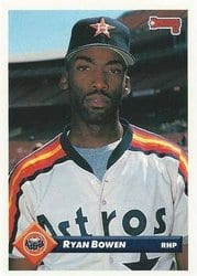 1993 Donruss Base Set Ryan Bowen #372 card