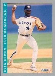 1993 Fleer Base Set Ryan Bowen #419 card