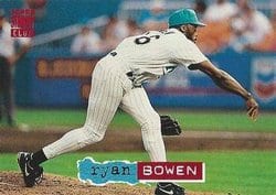1994 Stadium Club Base Set Ryan Bowen #345 card