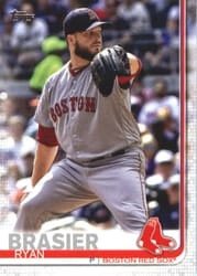 2019 Topps Base Set Ryan Brasier #693 card