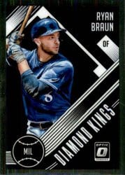 2018 Donruss Optic Base Set Ryan Braun #16 card