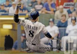 2018 Stadium Club Base Set Ryan Braun #221 card