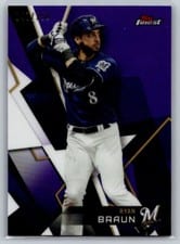 2018 Topps Finest Ryan Braun #88 card