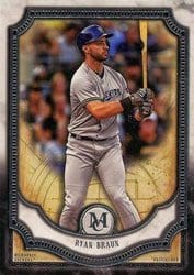 2018 Topps Museum Collection Base Set Ryan Braun #93 card