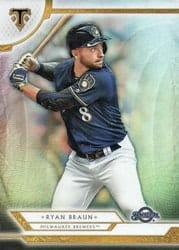 2018 Topps Triple Threads Base Set Ryan Braun #45 card