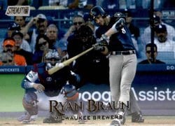 2019 Stadium Club Base Set Ryan Braun #136 card