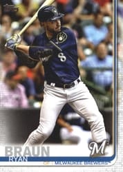 2019 Topps Base Set Ryan Braun #614 card